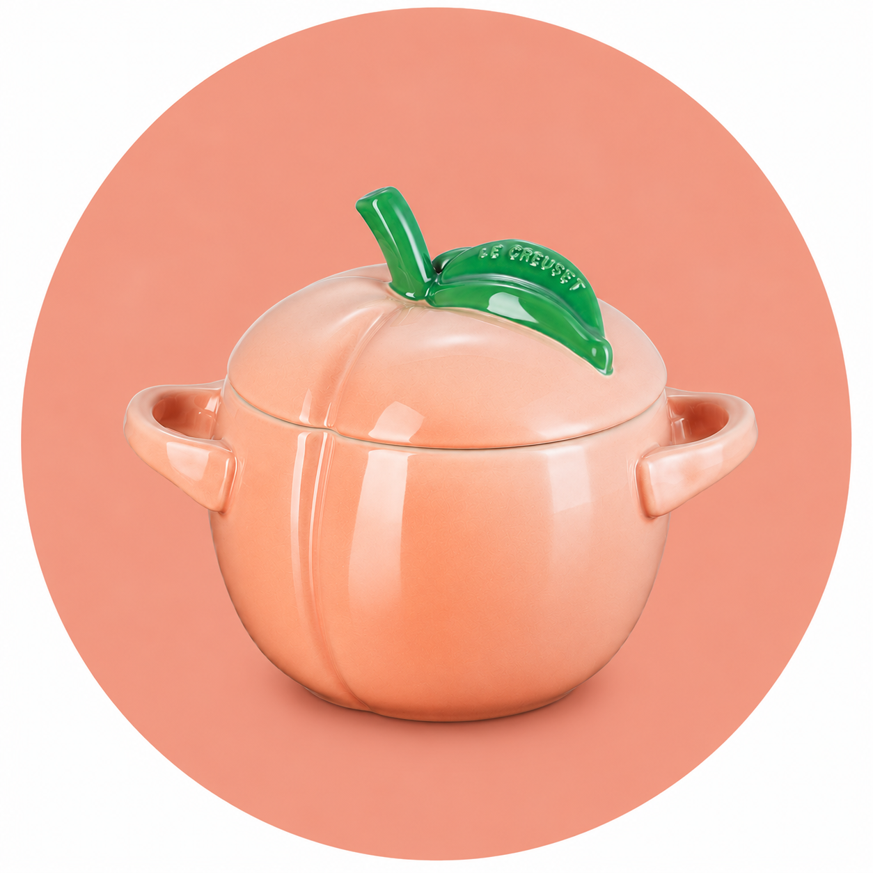 Le Creuset Peach Cocotte